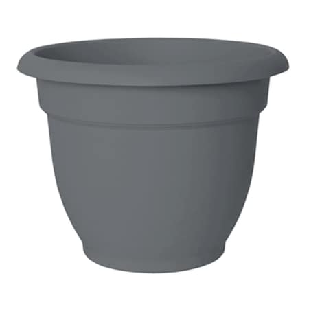 Bbq Innovations 6 in. Ariana Bell Shaped Planter, Charcoal BB1635336